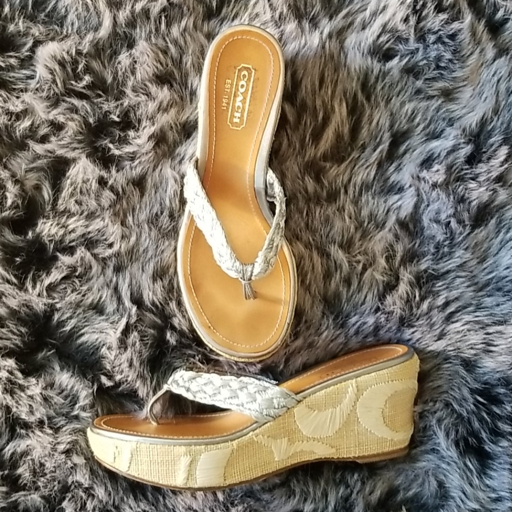 Coach sandals size 8